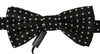 Dolce & Gabbana Black White Polka Dot 100% Silk Neck Papillon Bow Tie - GENUINE AUTHENTIC BRAND LLC  