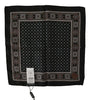 Dolce & Gabbana Black Silk Men Pocket Square Handkerchief Scarf - GENUINE AUTHENTIC BRAND LLC  