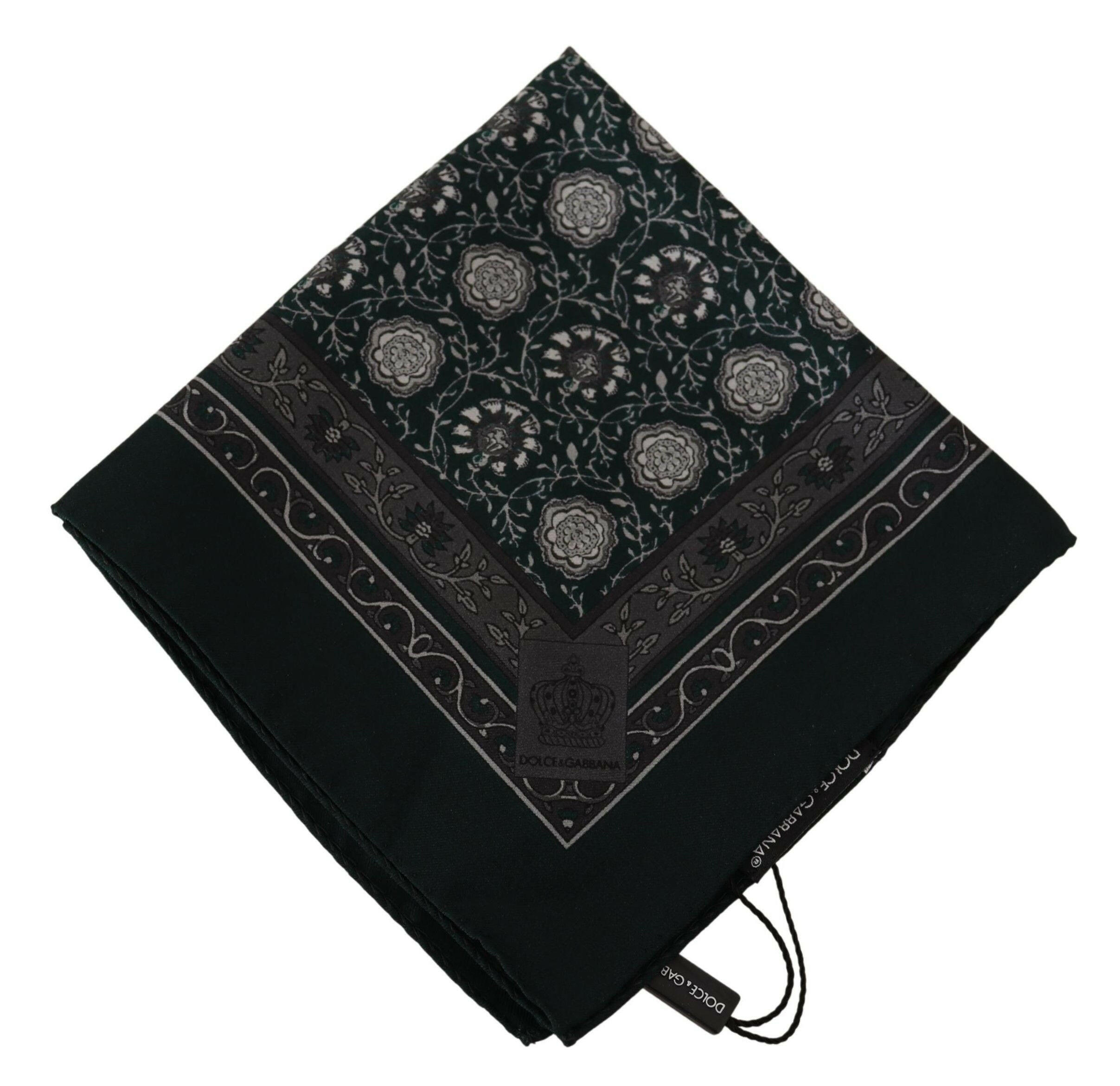 Dolce & Gabbana Multicolor Silk Pocket Square Handkerchief - GENUINE AUTHENTIC BRAND LLC  