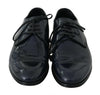 Dolce & Gabbana Blue Leather Dress Derby Formal Mens Shoes - GENUINE AUTHENTIC BRAND LLC  
