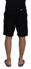 Dolce & Gabbana Black Cotton Bermuda Cargo Shorts - GENUINE AUTHENTIC BRAND LLC  