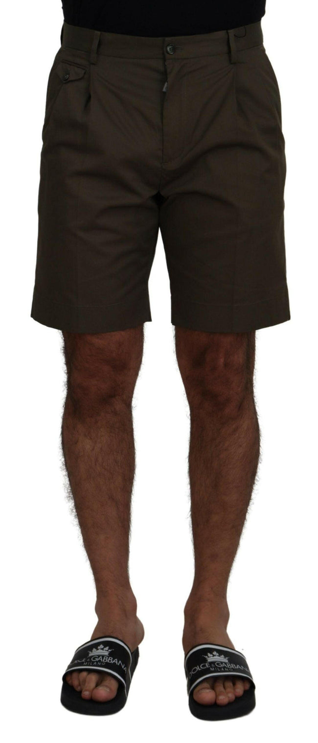 Dolce & Gabbana Green Chinos Cotton Casual Shorts - GENUINE AUTHENTIC BRAND LLC  