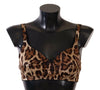 Dolce & Gabbana Brown Leopard Women Bra Underwear - GENUINE AUTHENTIC BRAND LLC  