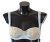 Dolce & Gabbana Light Blue Semi Pad Balconette Bra Underwear - GENUINE AUTHENTIC BRAND LLC  