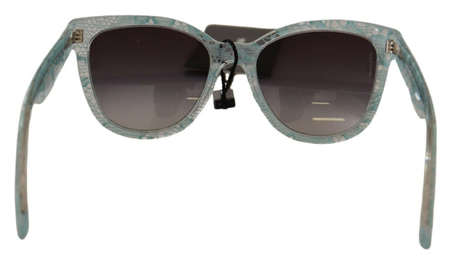 Dolce & Gabbana Blue Lace Crystal Acetate Butterfly DG4190 Sunglasses - GENUINE AUTHENTIC BRAND LLC  