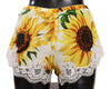 Dolce & Gabbana White Sunflower Lace Lingerie Underwear - GENUINE AUTHENTIC BRAND LLC  