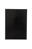 Dolce & Gabbana Black Leather Booklet Decor Mens Case Catalogue Folding Book - GENUINE AUTHENTIC BRAND LLC  