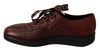 Dolce & Gabbana Red Leather Lace Up Dress Formal Shoes - GENUINE AUTHENTIC BRAND LLC  