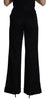 Dolce & Gabbana Black Cashmere Wide Leg Women Trouser Pants - GENUINE AUTHENTIC BRAND LLC  
