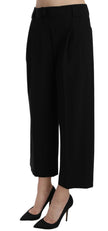 Dolce & Gabbana Black Print Trousers Pants - GENUINE AUTHENTIC BRAND LLC  