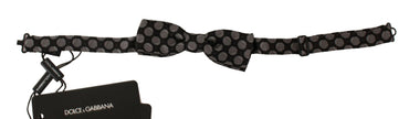 Dolce & Gabbana Brown Silk Polka Dot Jacquard Men  Bow Tie Papillon - GENUINE AUTHENTIC BRAND LLC  
