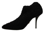 Dolce & Gabbana Black Stiletto Heels Mid Calf Women Boots - GENUINE AUTHENTIC BRAND LLC  