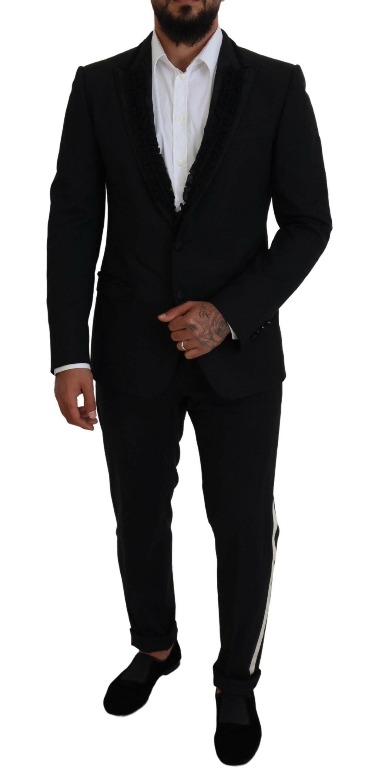 Dolce & Gabbana Black MARTINI Slim Fit Jacket Blazer - GENUINE AUTHENTIC BRAND LLC  