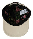 Dolce & Gabbana White Lamb Skin 100% Leather Baseball Hat - GENUINE AUTHENTIC BRAND LLC  