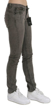 Costume National Gray Low Waist Skinny Denim Cotton Jeans - GENUINE AUTHENTIC BRAND LLC  