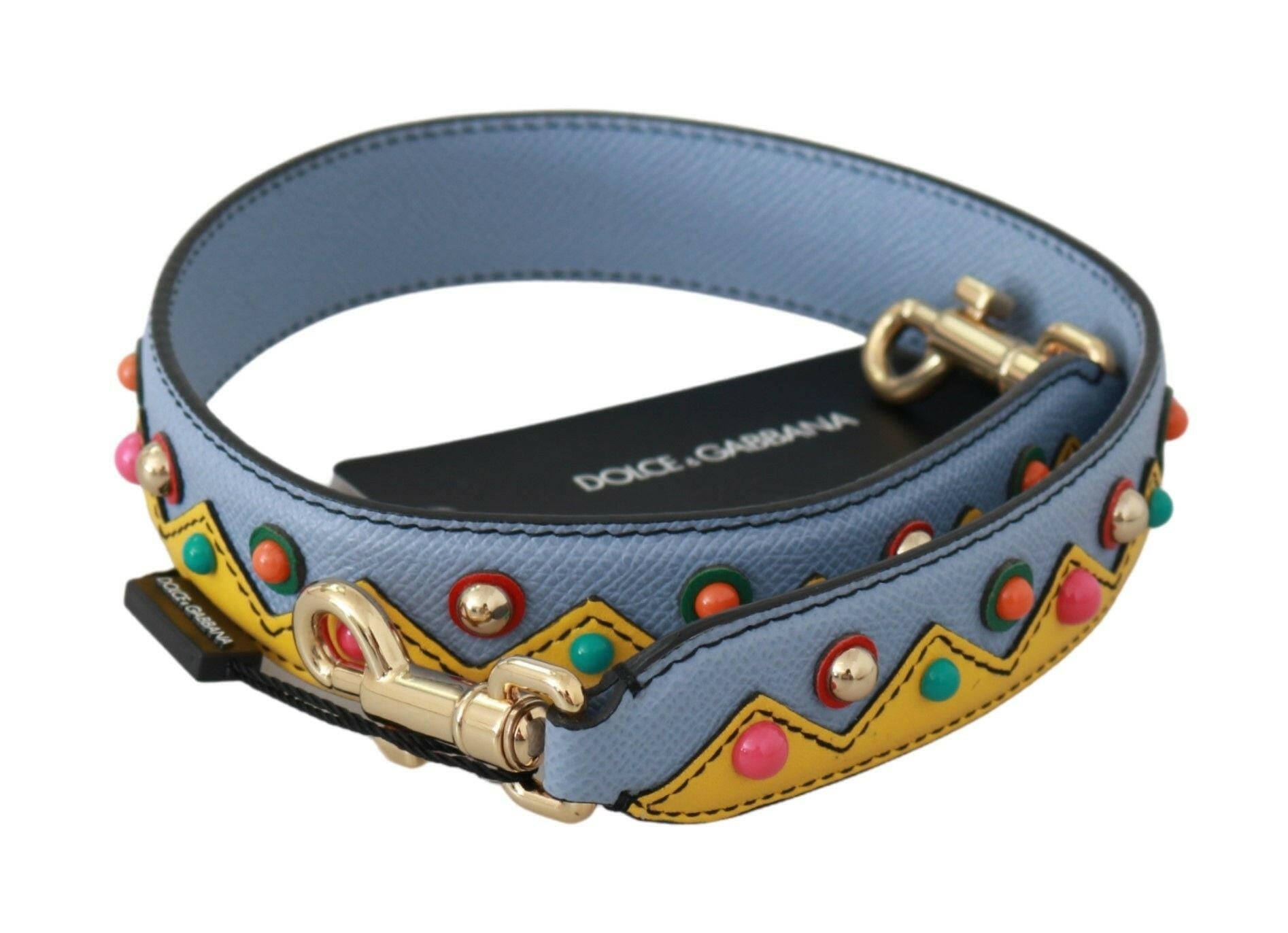 Dolce & Gabbana Blue Handbag Accessory Shoulder Strap Leather - GENUINE AUTHENTIC BRAND LLC  