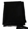 Dolce & Gabbana Brown Virgin Wool Striped Pattern Wrap Scarf - GENUINE AUTHENTIC BRAND LLC  