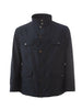 Lardini Blue/Blue Reversibile Wool Jacket - GENUINE AUTHENTIC BRAND LLC  
