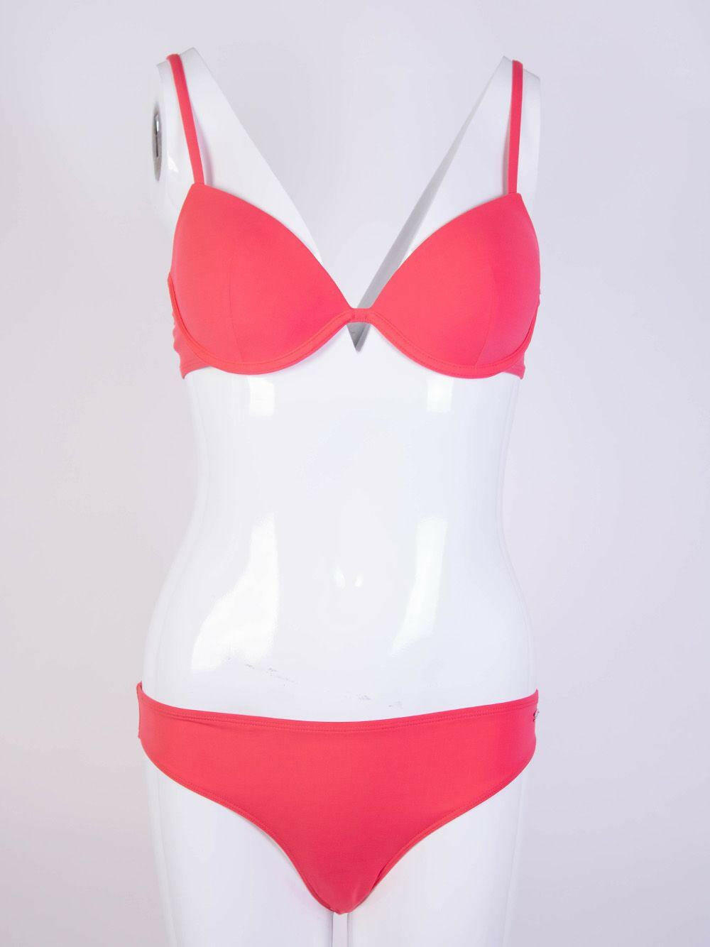 Emporio Armani Underwire Bikini Triangle Bikini In Fuxia Emporio Armani GENUINE AUTHENTIC BRAND LLC