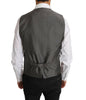 Dolce & Gabbana Brown Wool Silk Waistcoat Vest - GENUINE AUTHENTIC BRAND LLC  