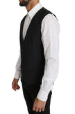 Dolce & Gabbana Gray Solid 100% Wool Waistcoat Vest - GENUINE AUTHENTIC BRAND LLC  