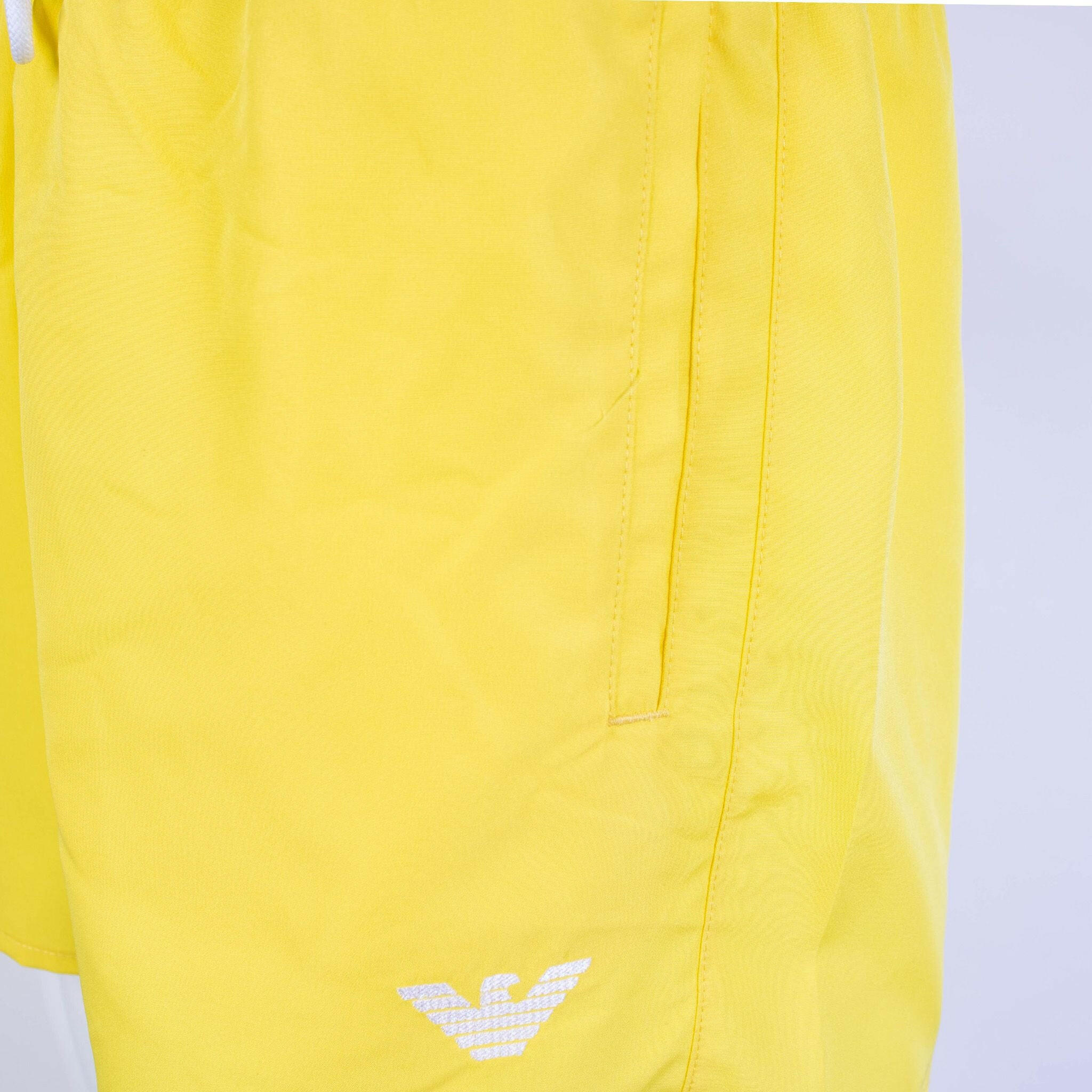 Emporio Armani Yellow Swim Shorts Logo Details - GENUINE AUTHENTIC BRAND LLC  