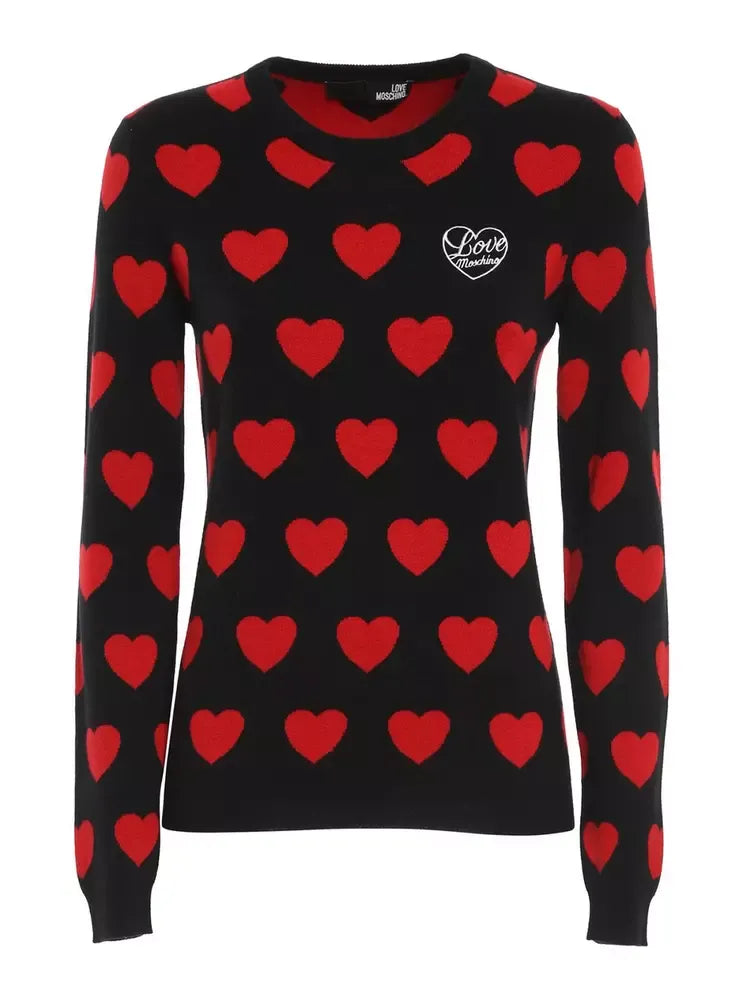 Love Moschino Black Polyamide Sweater - GENUINE AUTHENTIC BRAND LLC  