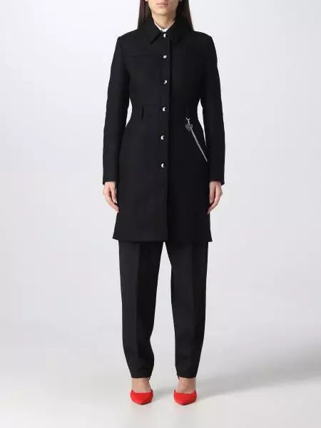Love Moschino Black Wool Jackets & Coat - GENUINE AUTHENTIC BRAND LLC  