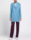 Love Moschino Light Blue Wool Jackets & Coat - GENUINE AUTHENTIC BRAND LLC  