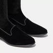 Charles Philip Black Leather Boot - GENUINE AUTHENTIC BRAND LLC  