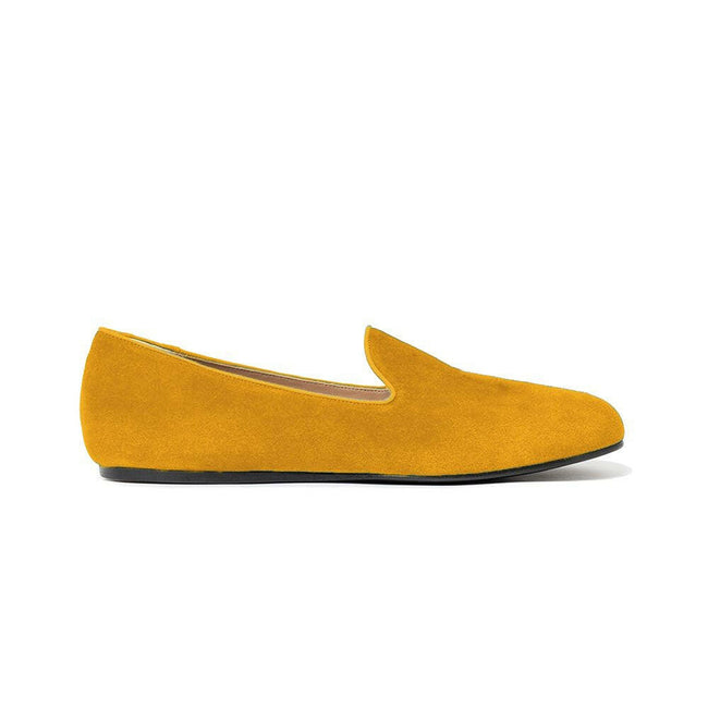 Charles Philip Yellow Leather Di Calfskin Flat Shoe