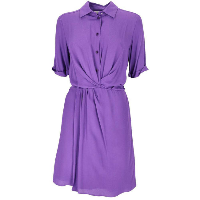 Patrizia Pepe Purple Viscose Dress.