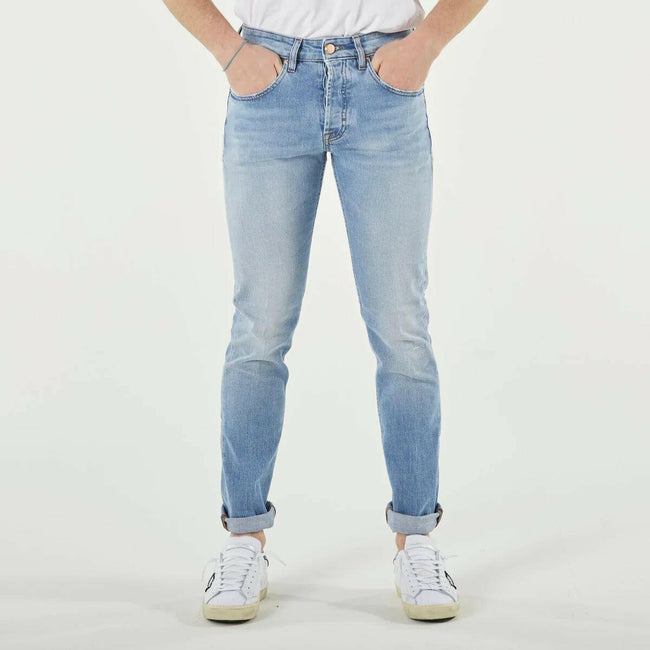 Don The Fuller Light Blue Cotton Jeans & Pant - GENUINE AUTHENTIC BRAND LLC  