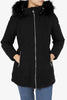 Yes Zee Black Polyester Jackets & Coat