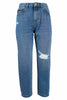 Yes Zee Blue Cotton Jeans & Pant