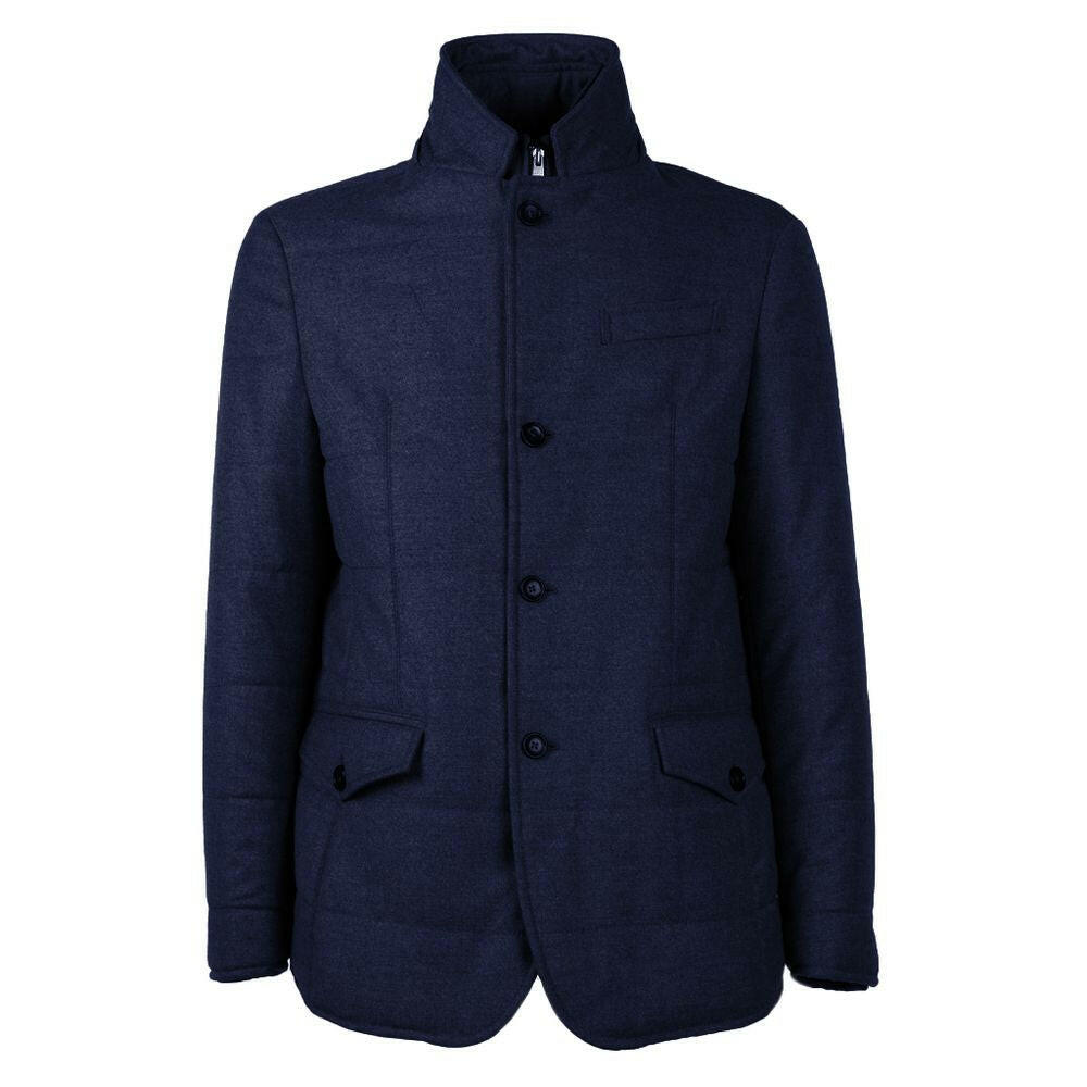 Made in Italy Blue Wool Jacket
