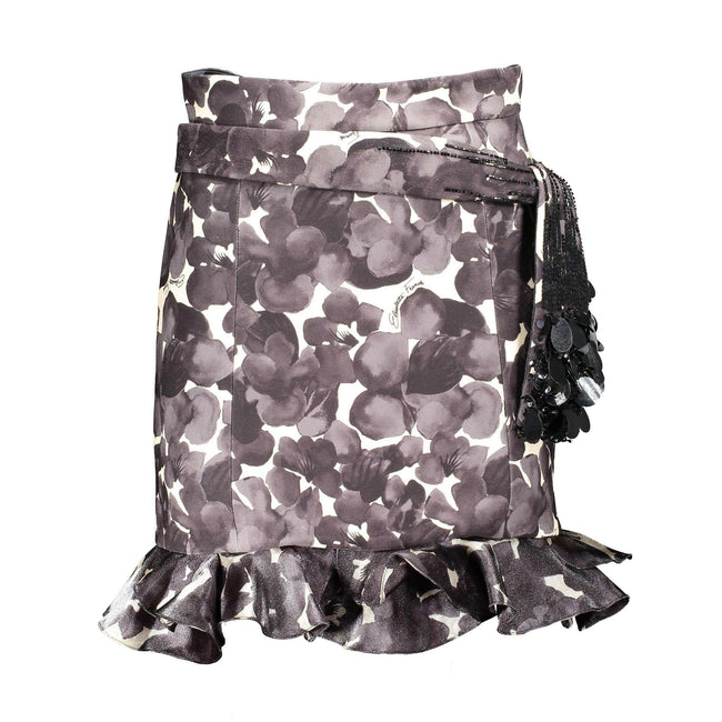 Elisabetta Franchi Black Polyester Skirt - GENUINE AUTHENTIC BRAND LLC  