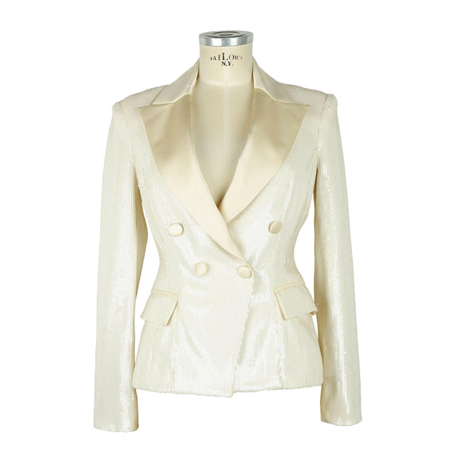 Elisabetta Franchi White Polyester Suits & Blazer - GENUINE AUTHENTIC BRAND LLC  