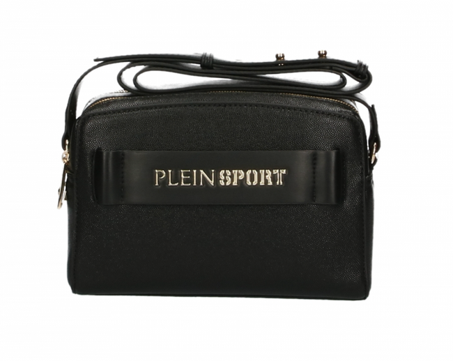 Plein Sport Black Polyethylene Crossbody Bag - GENUINE AUTHENTIC BRAND LLC  