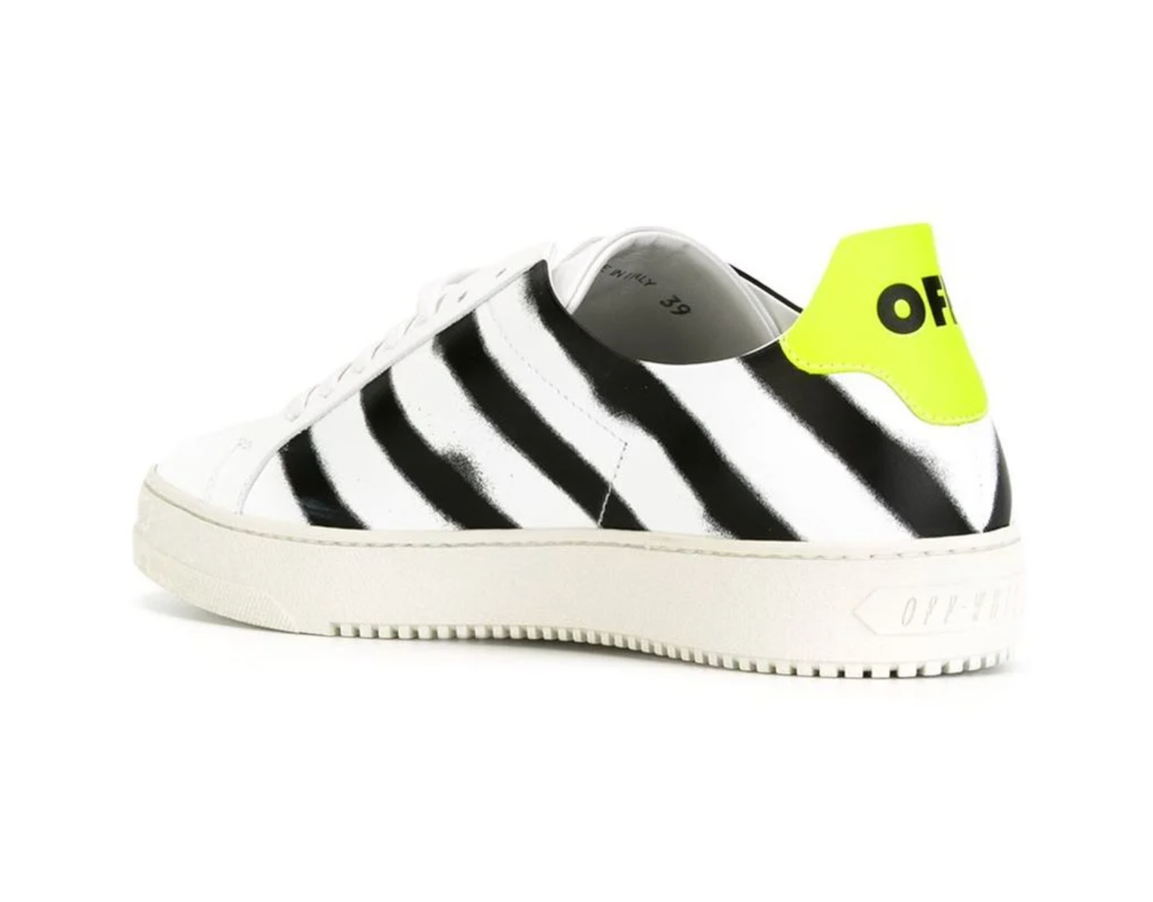 Off-White White Leather Sneaker - GENUINE AUTHENTIC BRAND LLC  
