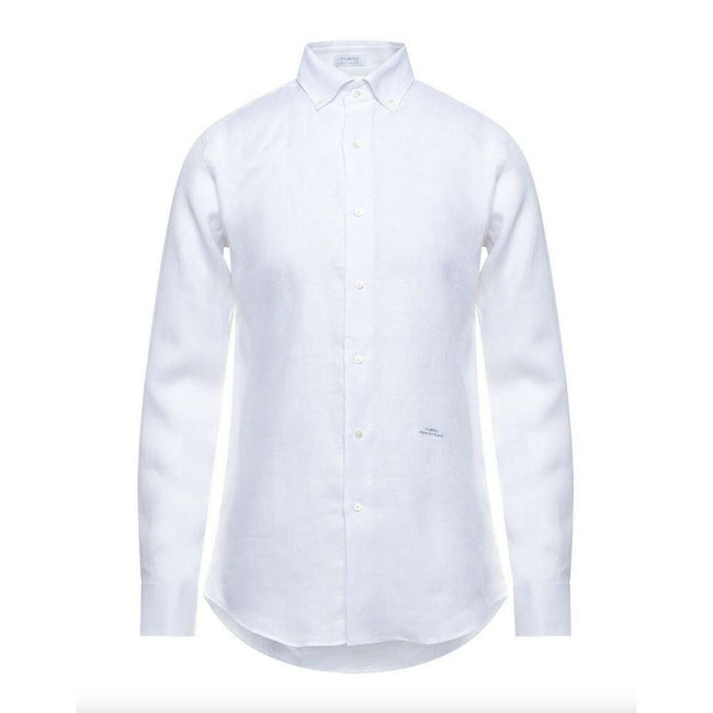 Malo White Linen Shirt