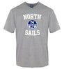 North Sails Gray Cotton T-Shirt - GENUINE AUTHENTIC BRAND LLC  