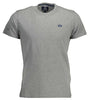 La Martina Gray Cotton T-Shirt - GENUINE AUTHENTIC BRAND LLC  