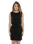 Imperfect Black Cotton Dress - GENUINE AUTHENTIC BRAND LLC  