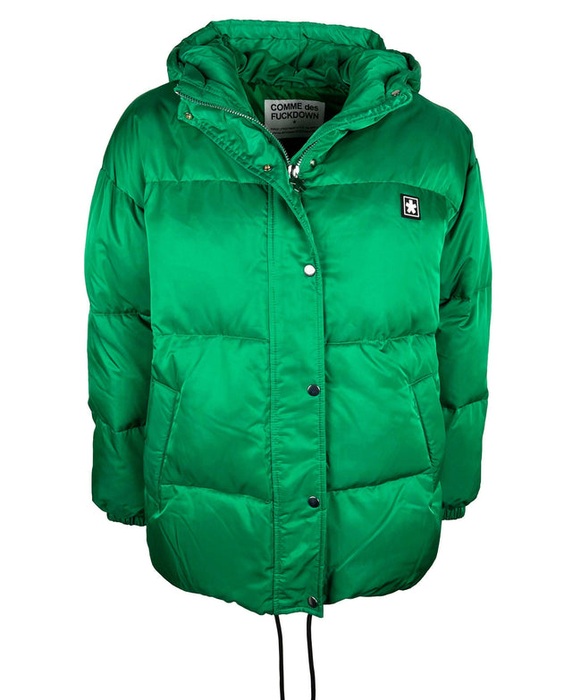 Comme Des Fuckdown Green Polyester Jackets & Coat - GENUINE AUTHENTIC BRAND LLC  