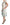 Sergei Grinko Multicolor Faux Pearl Sleeveless Shift Midi Dress
