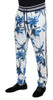 Dolce & Gabbana White Palm Tree Print Men Trouser Pants - GENUINE AUTHENTIC BRAND LLC  