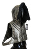 Dolce & Gabbana Silver Fur Whole Head Wrap Men Capello Nylon Hat - GENUINE AUTHENTIC BRAND LLC  