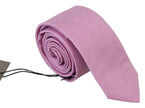 Daniele Alessandrini Pink Classic Men Necktie Accessory Silk Tie - GENUINE AUTHENTIC BRAND LLC  