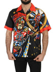Dolce & Gabbana Multicolor Printed Short Sleeves Casual Shirt - GENUINE AUTHENTIC BRAND LLC  
